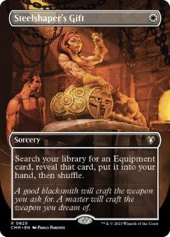 Steelshaper's Gift Commander Masters Alternate Art